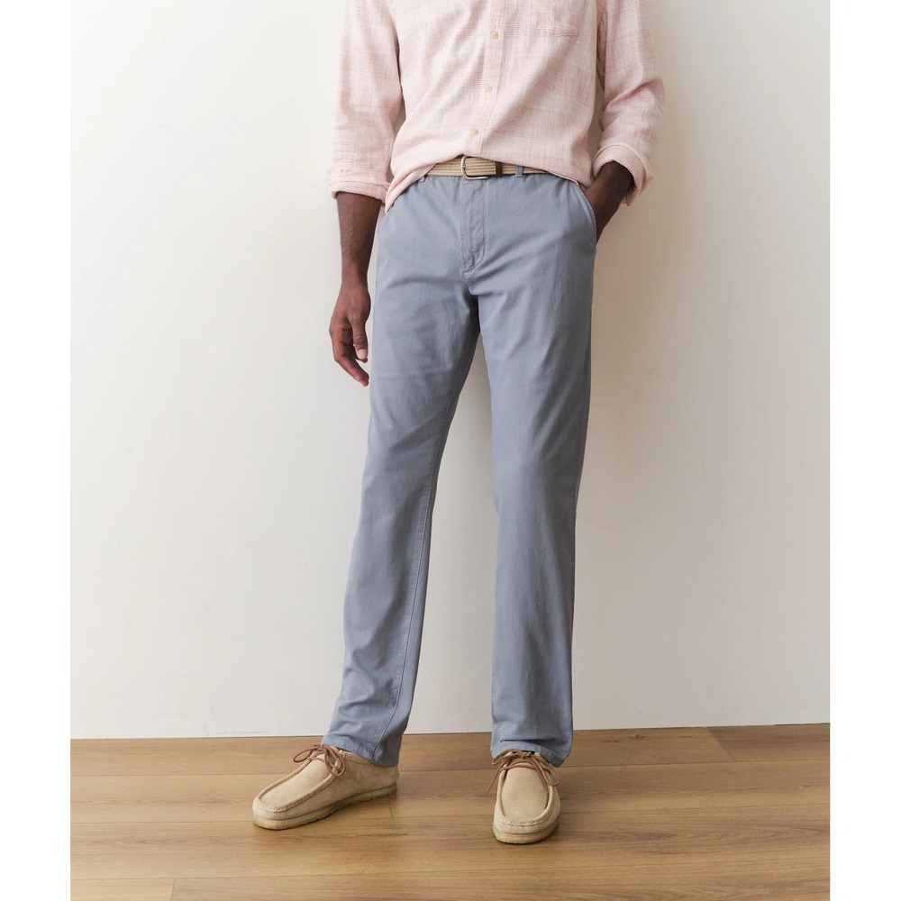 Marine Layer Saturday Twill Chino Athletic Fit China Blue Size Lx34 New With Tag